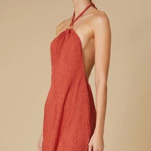 Small Burnt Orange Savannah Morrow Dress